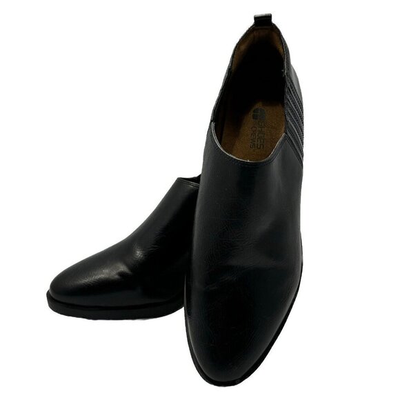 Shoes For Crews Eva 52118 Black Leather Almond Toe Slip Oil Resistant Shoes 11M - Picture 1 of 16